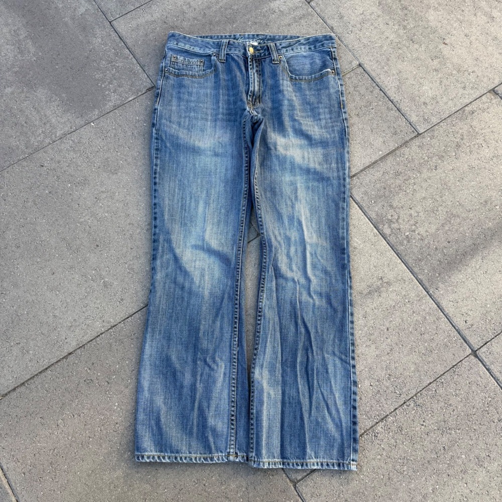 Kenneth Cole New York Mens Medium Wash Straight Leg Denim Jeans 32x29